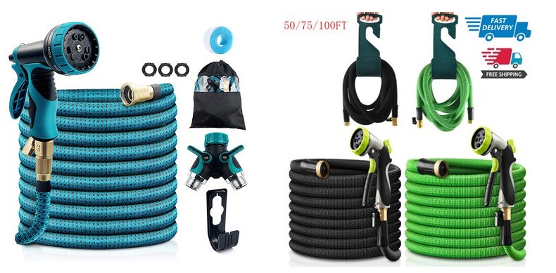 Manufacturer Supply Flexible Expanding Telescopic Leakproof Pipe Expandable Garden Hose European