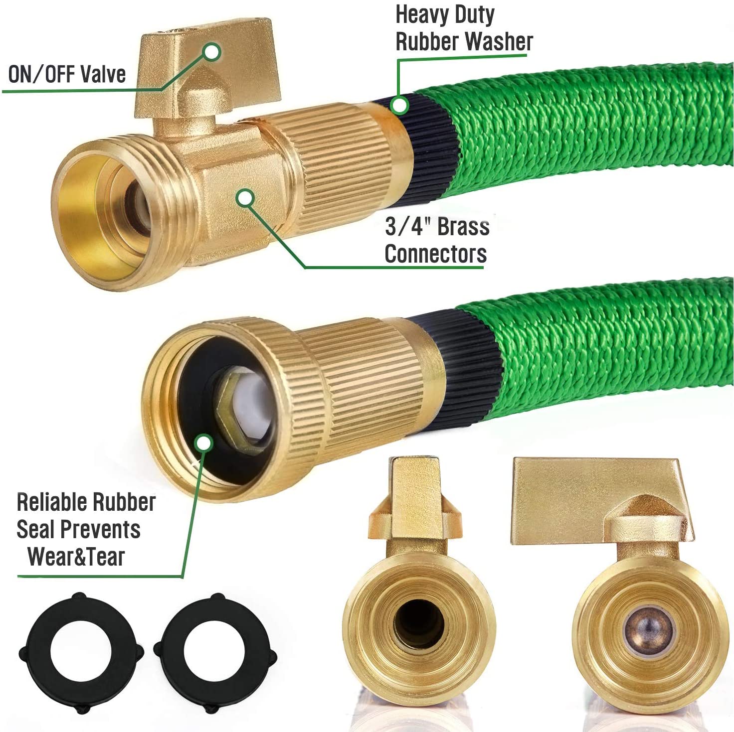 Manufacturer Supply Flexible Expanding Telescopic Leakproof Pipe Expandable Garden Hose European